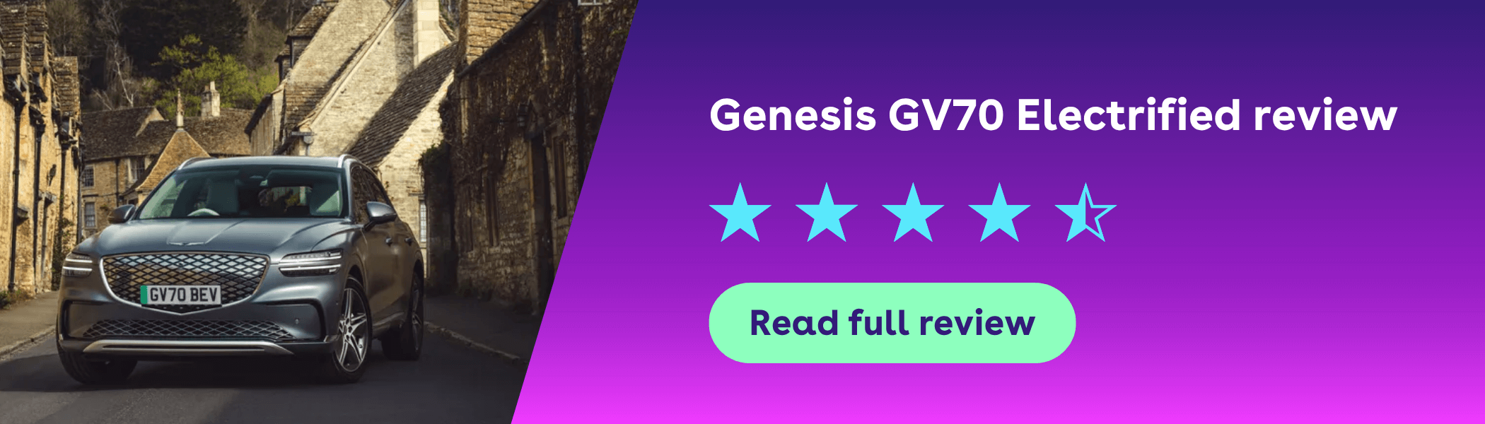 Read our Genesis GV70 Electrified review