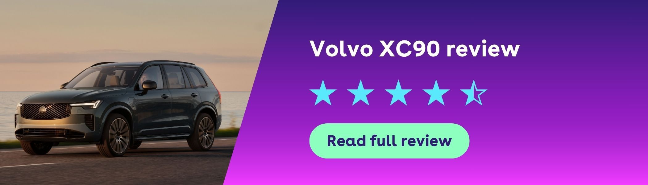 Volvo XC90 review banner