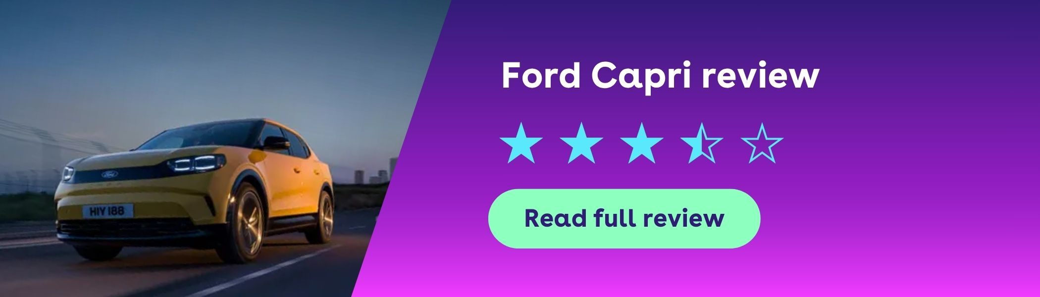 Ford Capri review banner