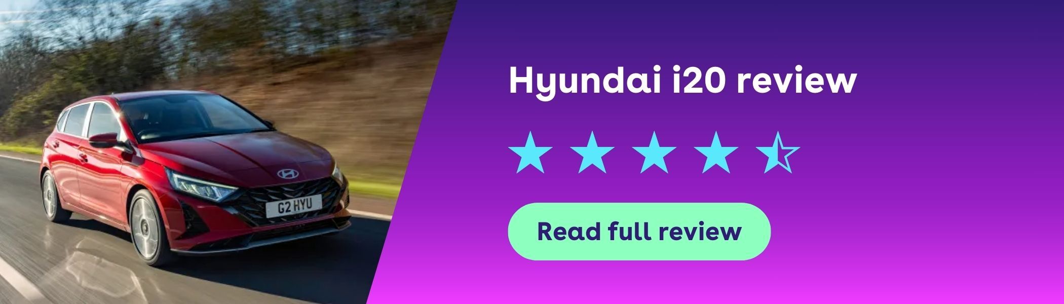 Hyundai i20 review banner