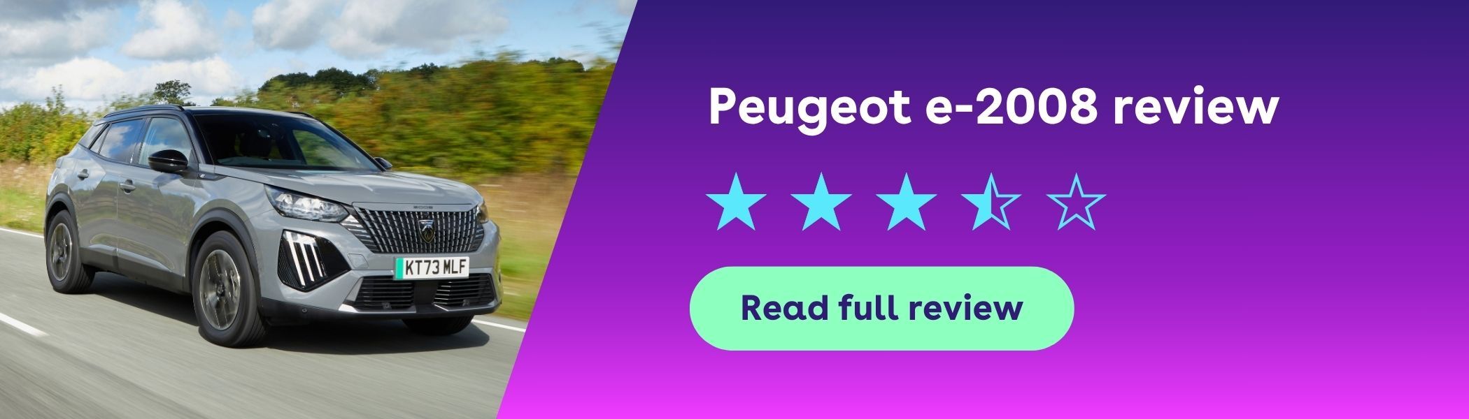 Peugeot e-2008 review banner