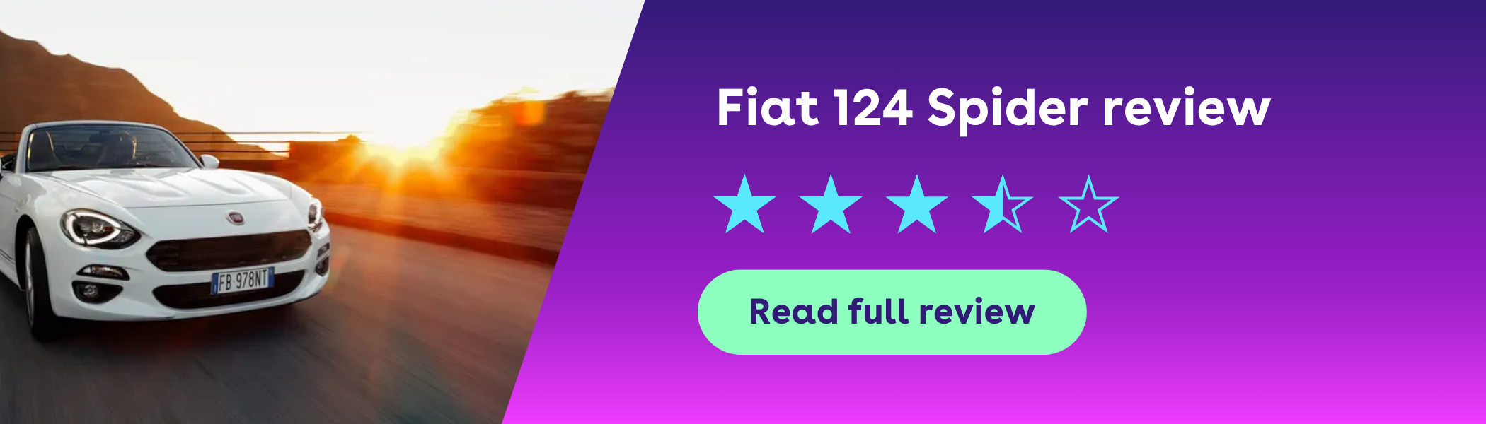 Fiat 124 Spider review banner