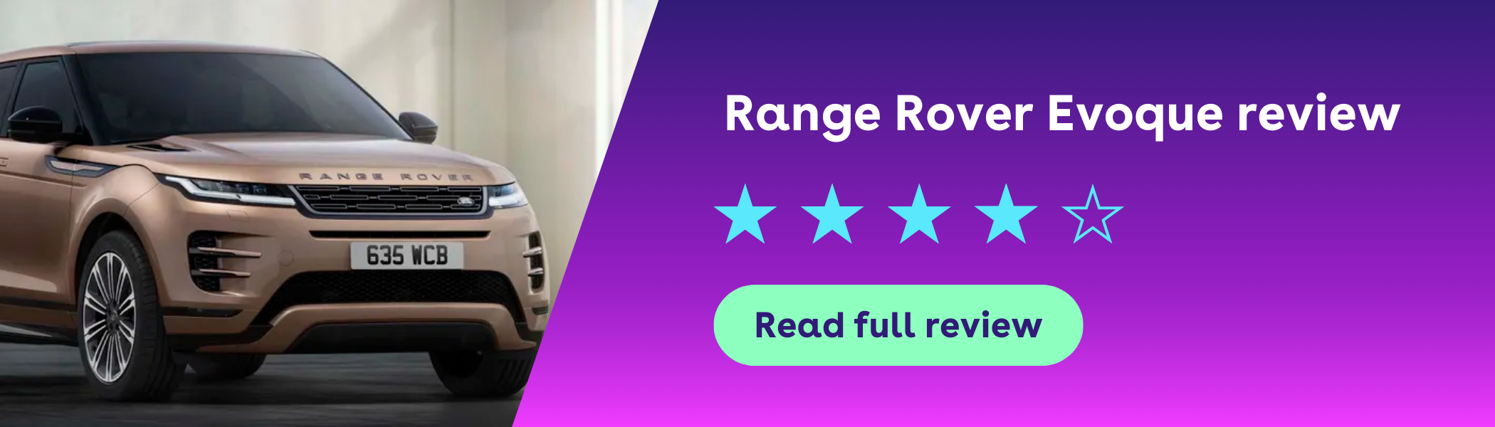 Range Rover Evoque review banner