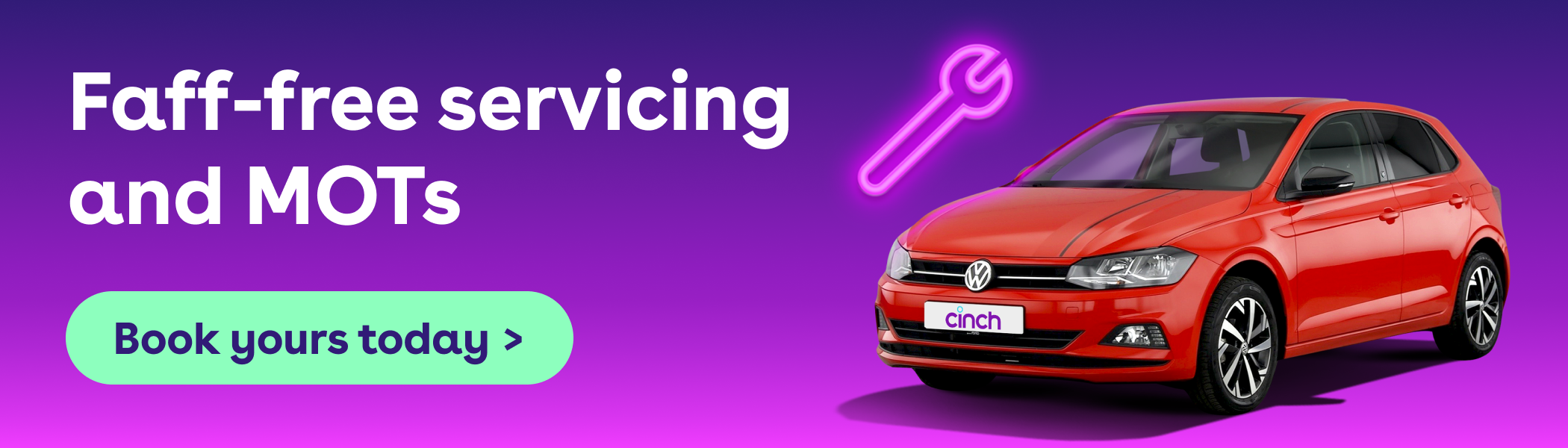 Faff-free servicing and MOTs