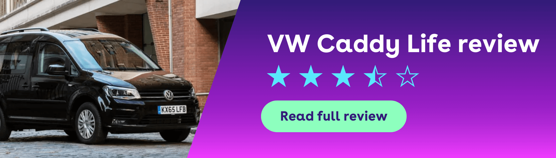 Read our Volkswagen Caddy Life review