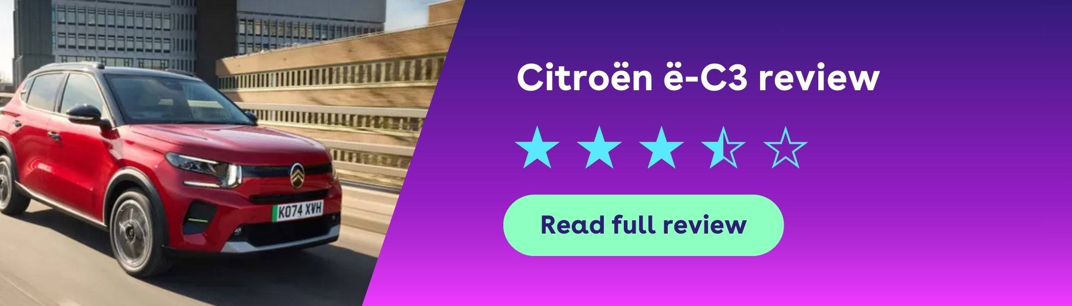 Citroën ë-C3 review banner