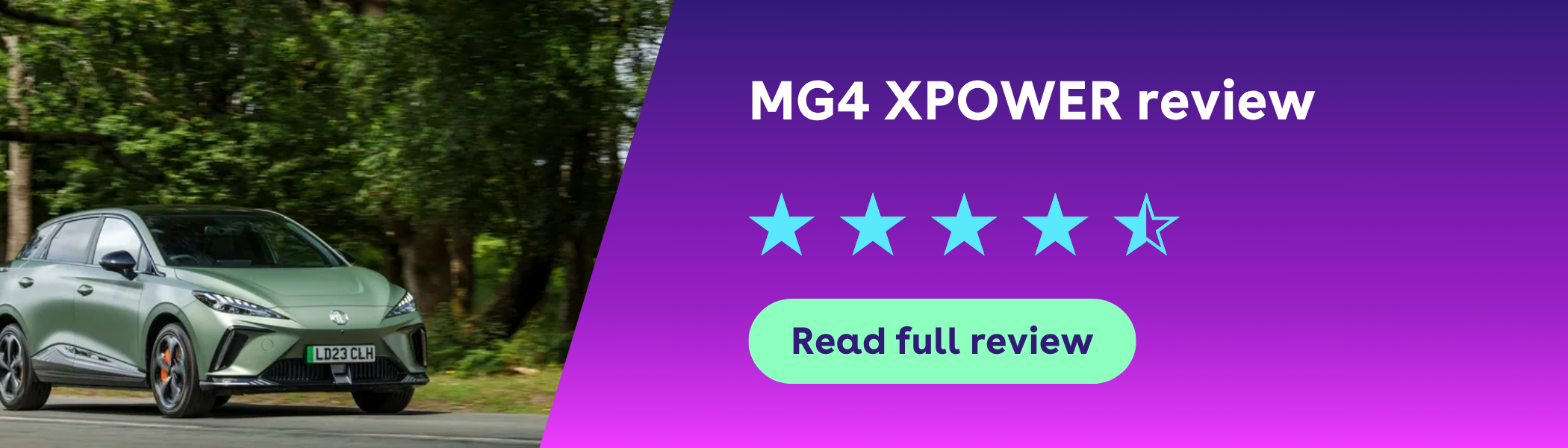 MG4 XPOWER review banner