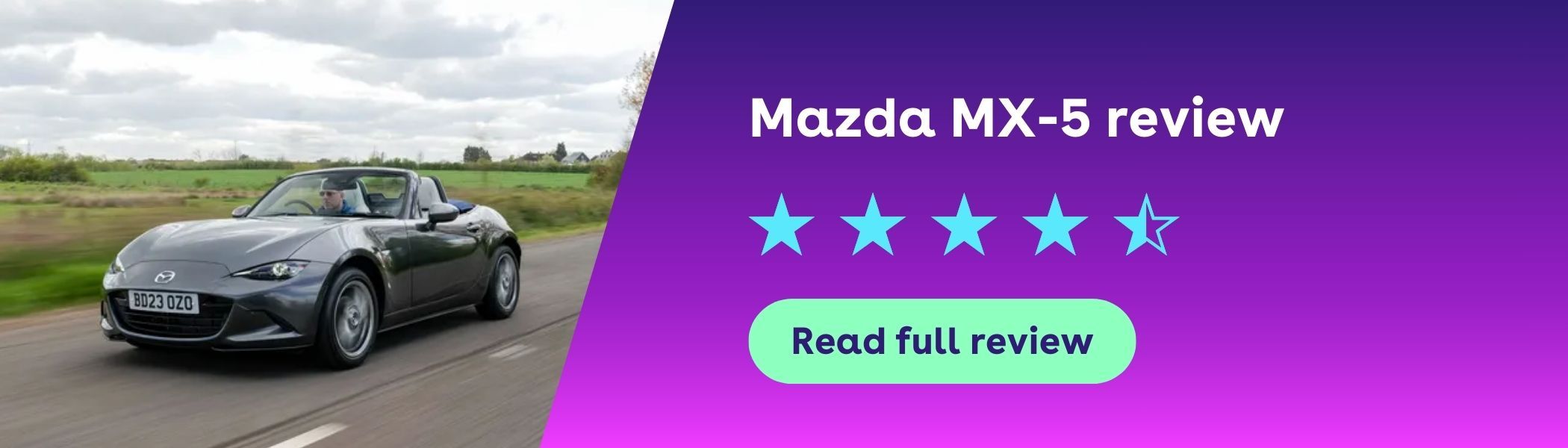 Mazda MX-5 review banner