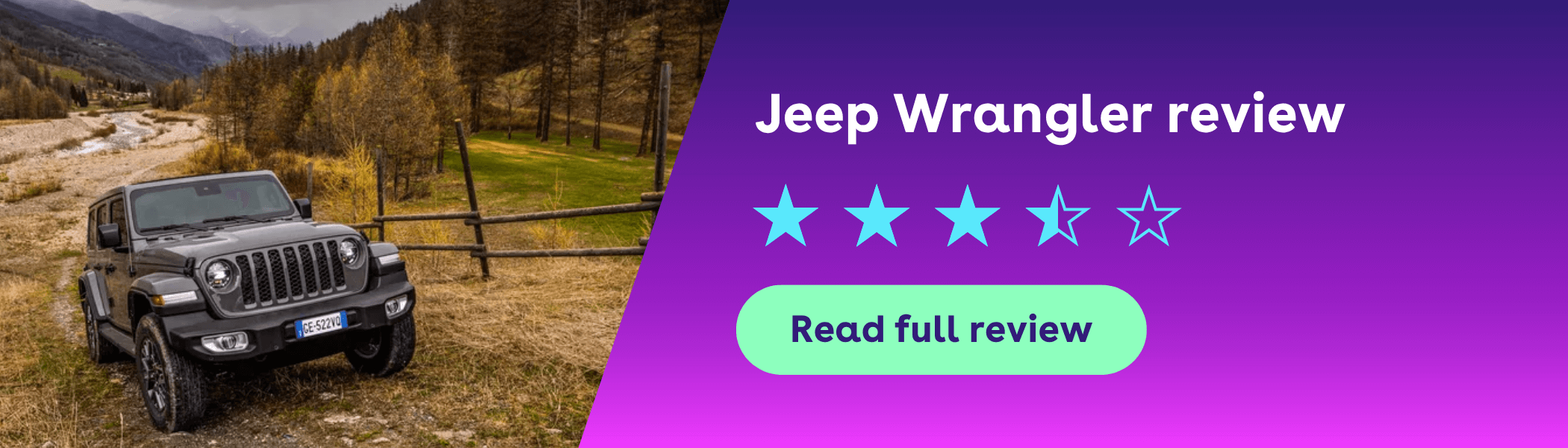 Read our Jeep Wrangler Review