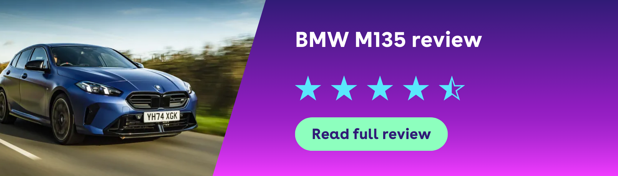 BMW M135 review banner