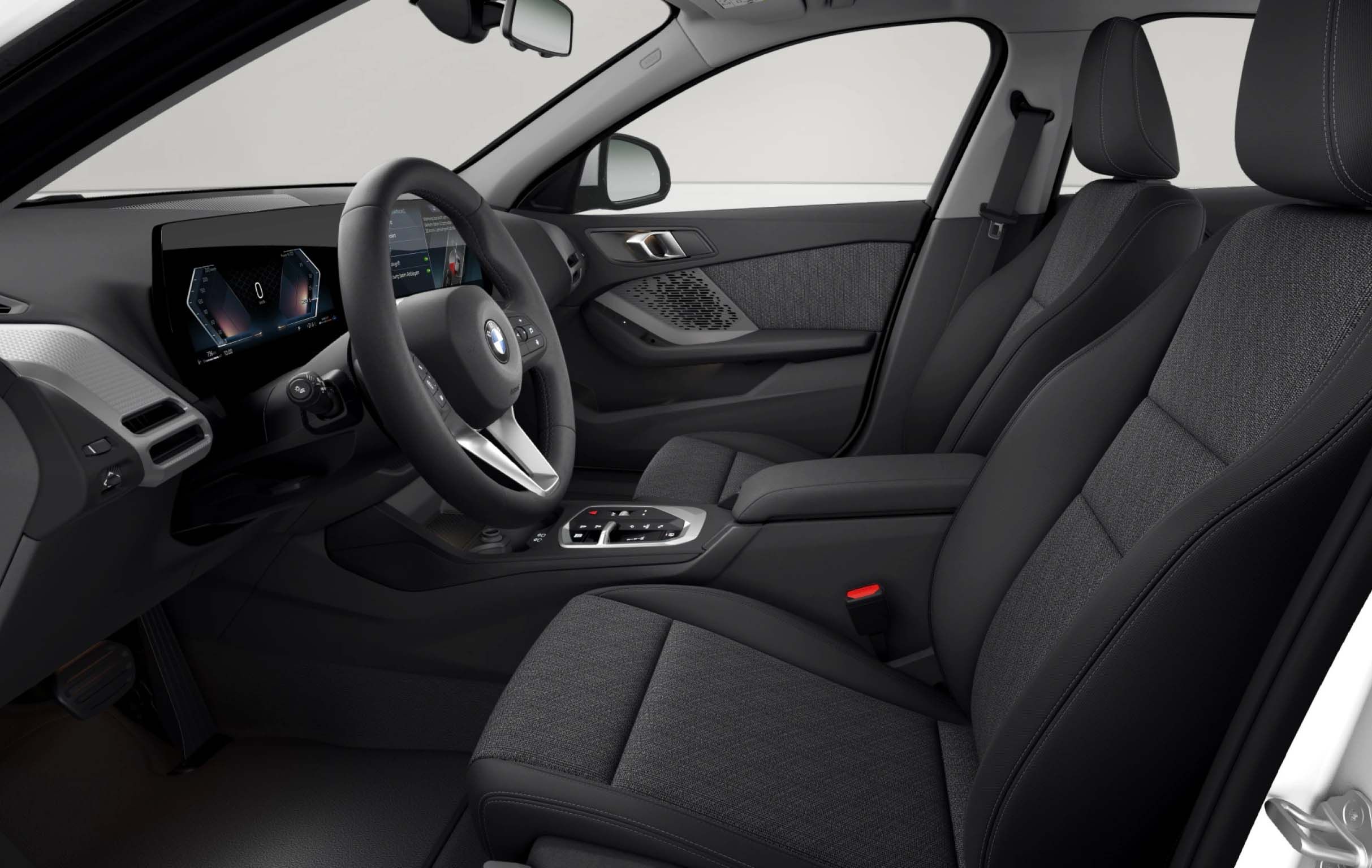 BMW 1 Series interior finished in Cloth Anthracite