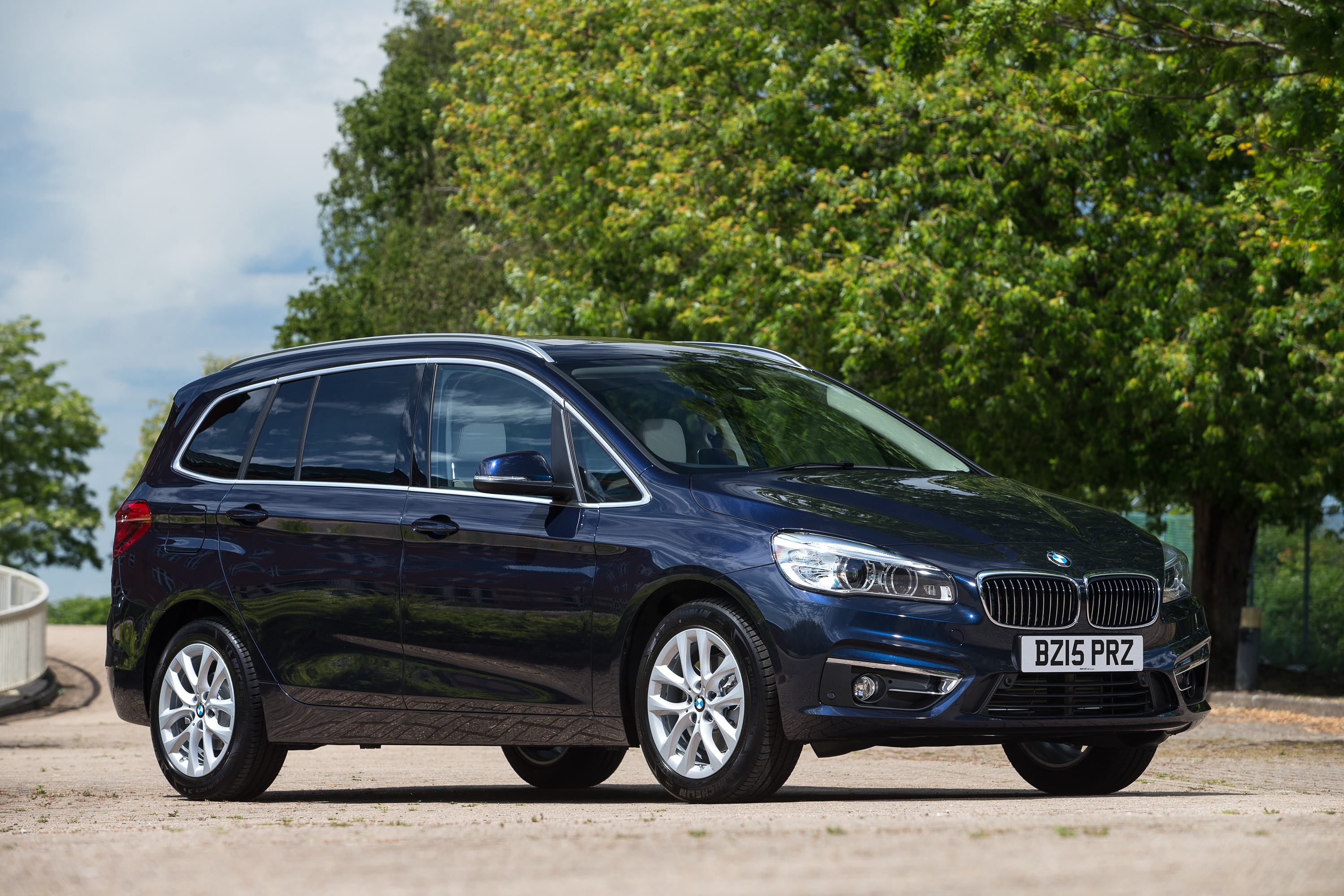 A dark-coloured BMW Gran Tourer