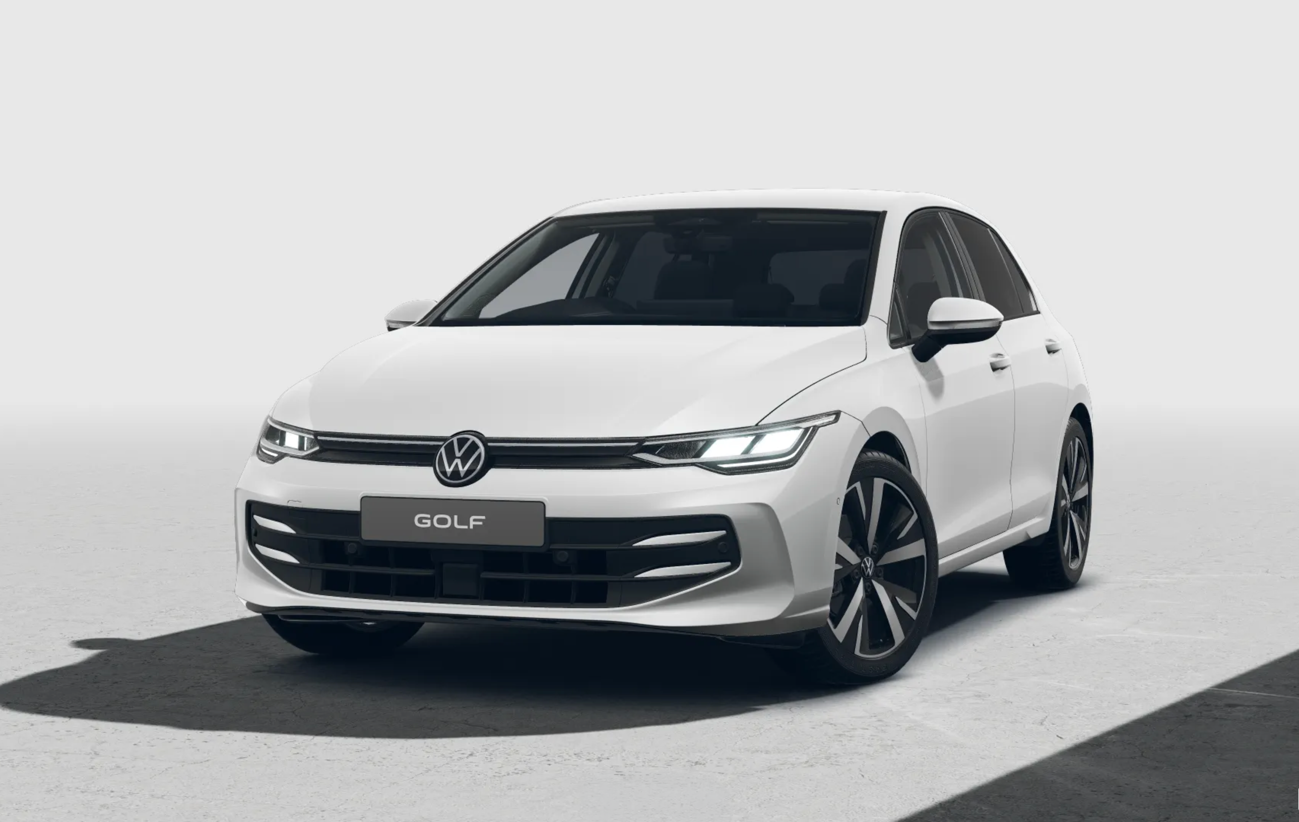 VW Golf in Oryx White