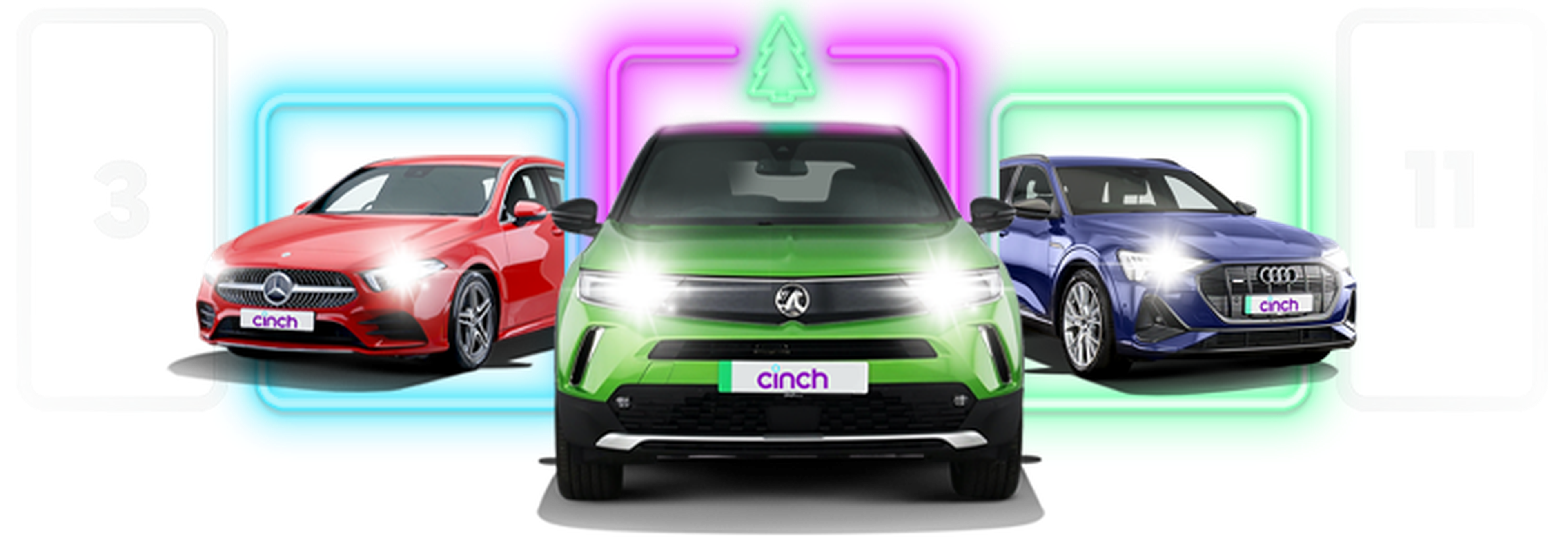 Christmas homepage image cars daily deals cinch offers money off cars special