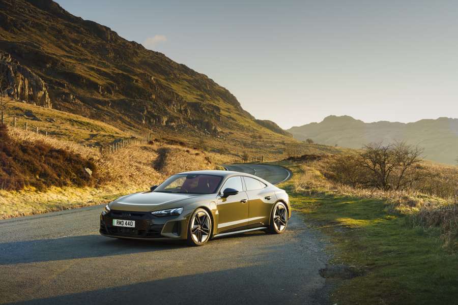 An Audi RS e-tron GT electric car