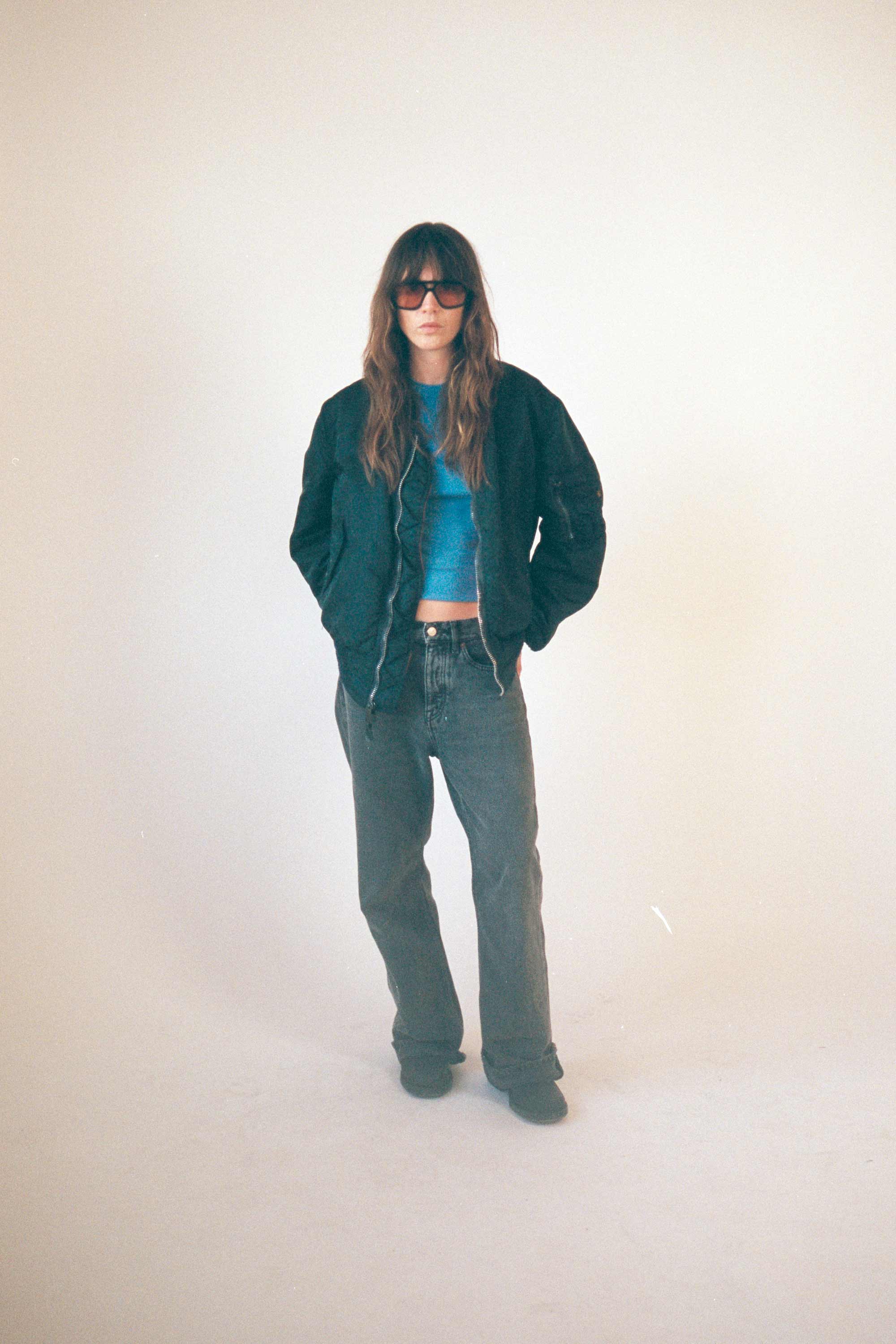 Monokel Eyewear sunglasses Jet Black Orange