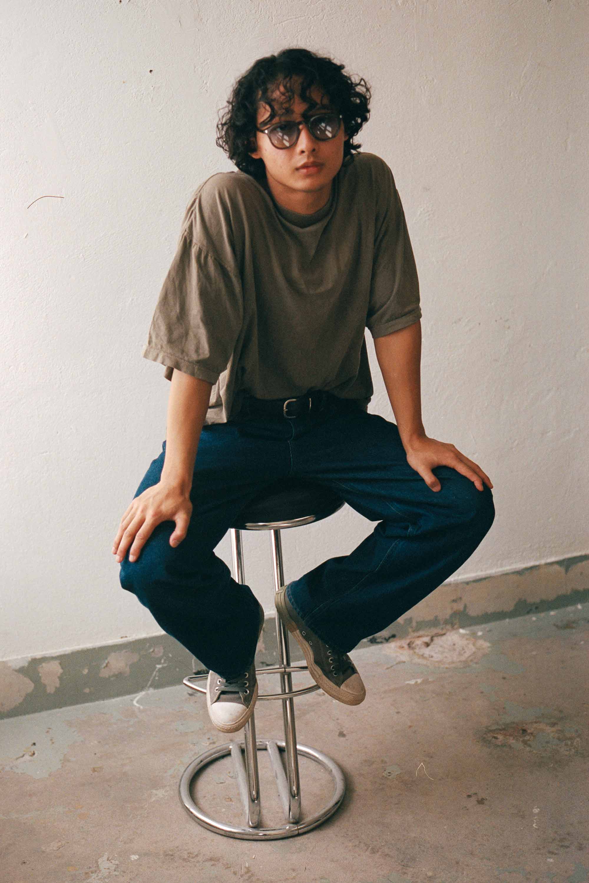 Monokel Eyewear sunglasses Nelson chocolate blue lens