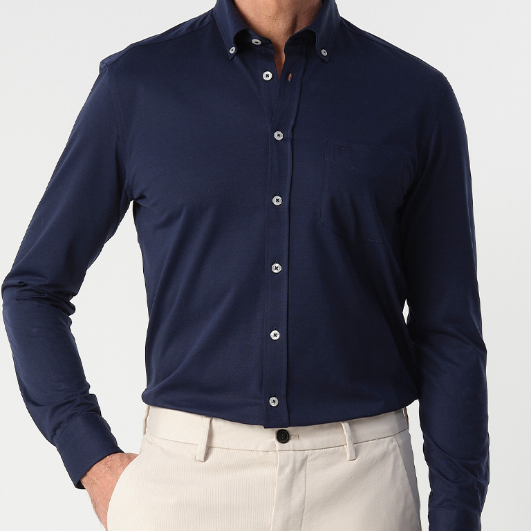 Close-up van Campbell Overhemd