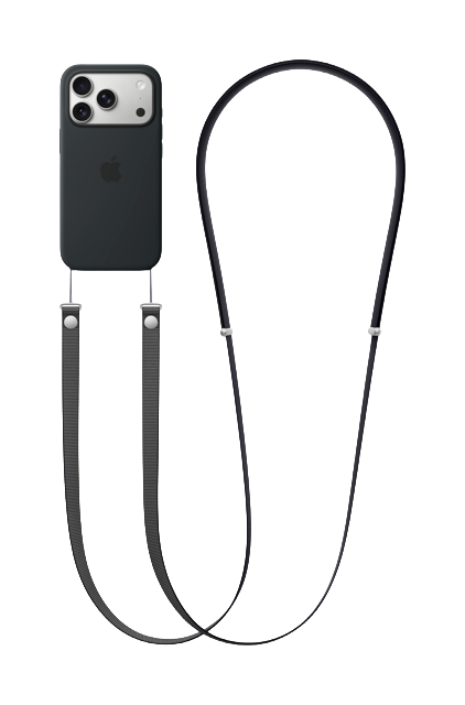 Apple Crossbodykoord zwart
