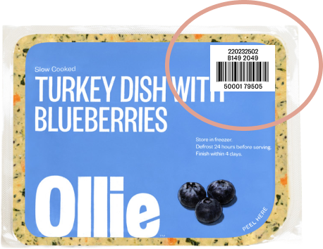 Ollie Fresh Turkey Recipe by Ollie