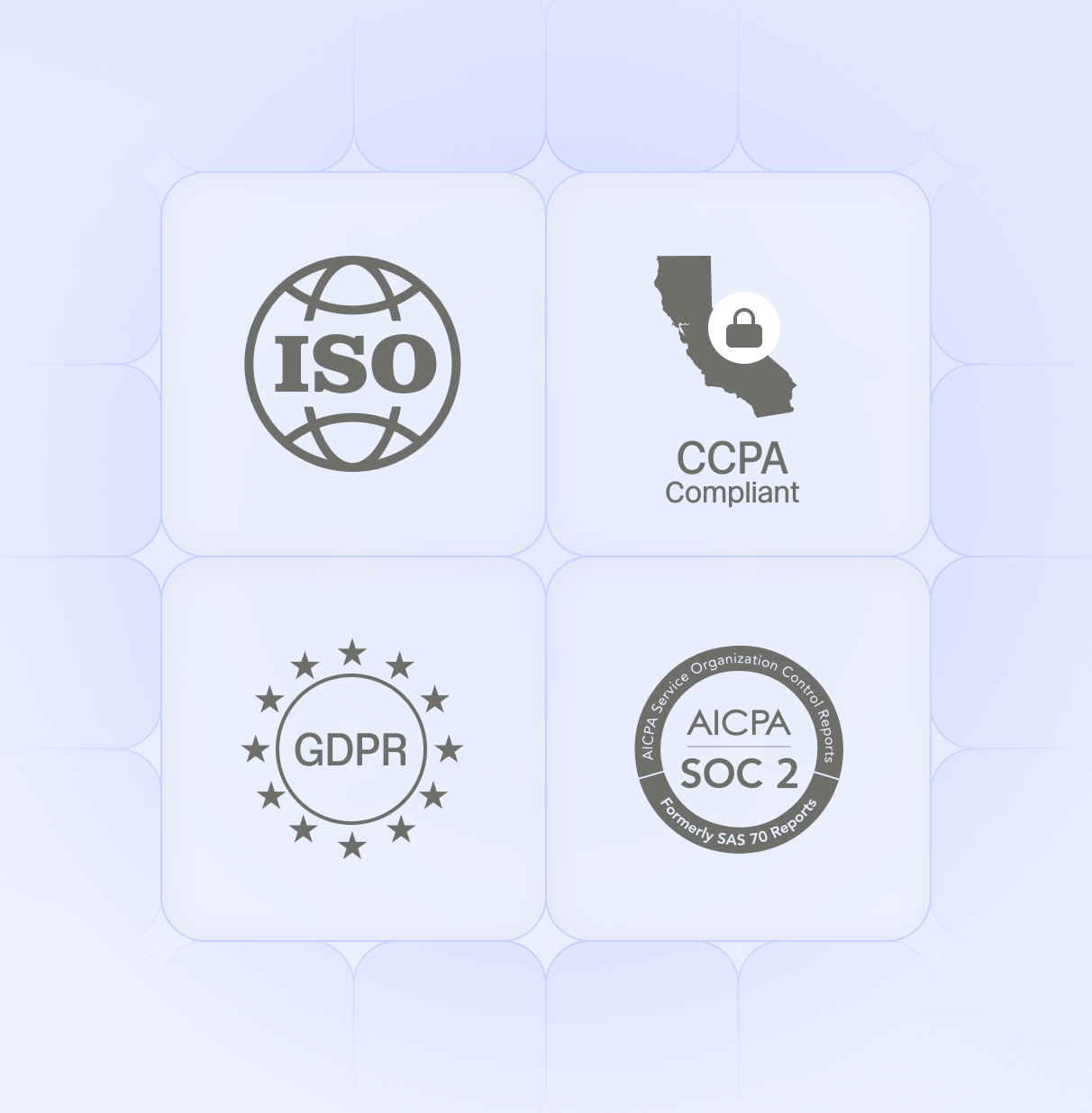 Beebole security certifications: ISO, CCPA, GDPR and AICPA SOC 2 compliant