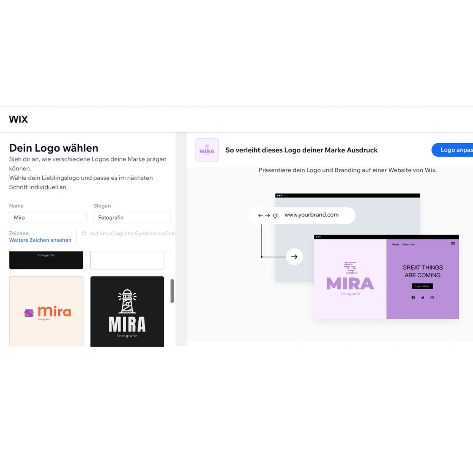 KI Logo Generatoren im Test_Wix2