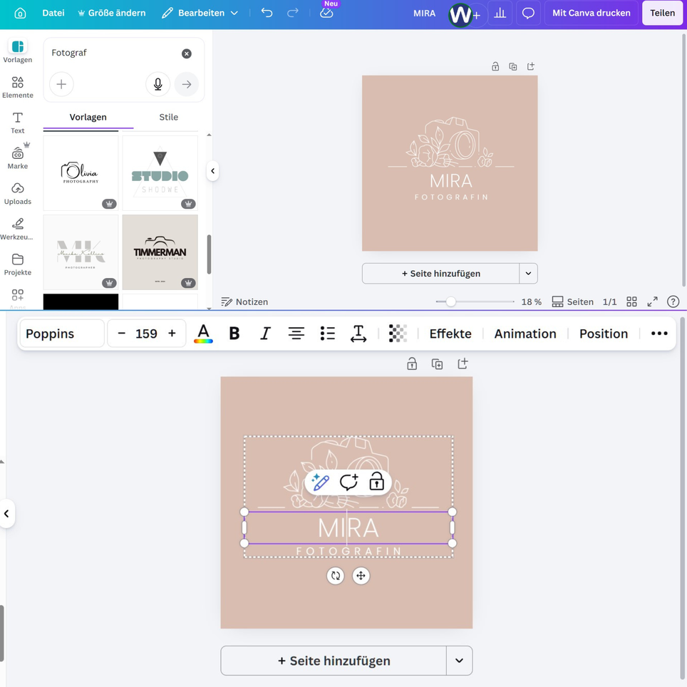 KI Logo Generatoren im Test_Canva