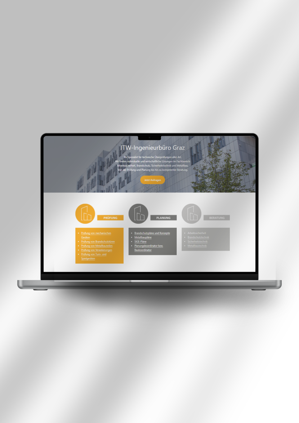 Website erstellen - ITW Ingenieurbüro