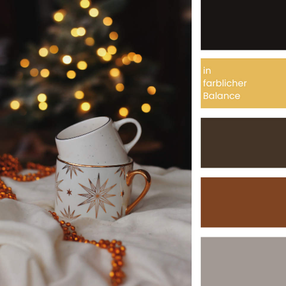 Farbpaletten für Weihnachten (Social Media, Geschenkverpackungen oder Werbematerial)_gelb