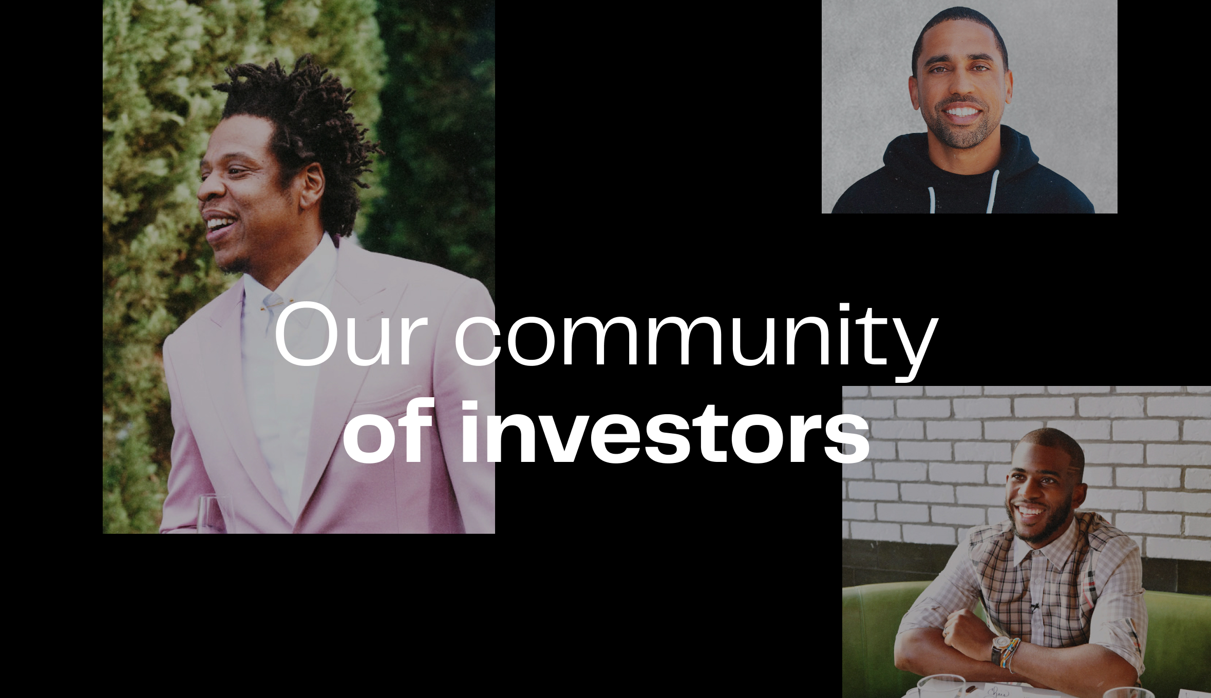 Our community of investors