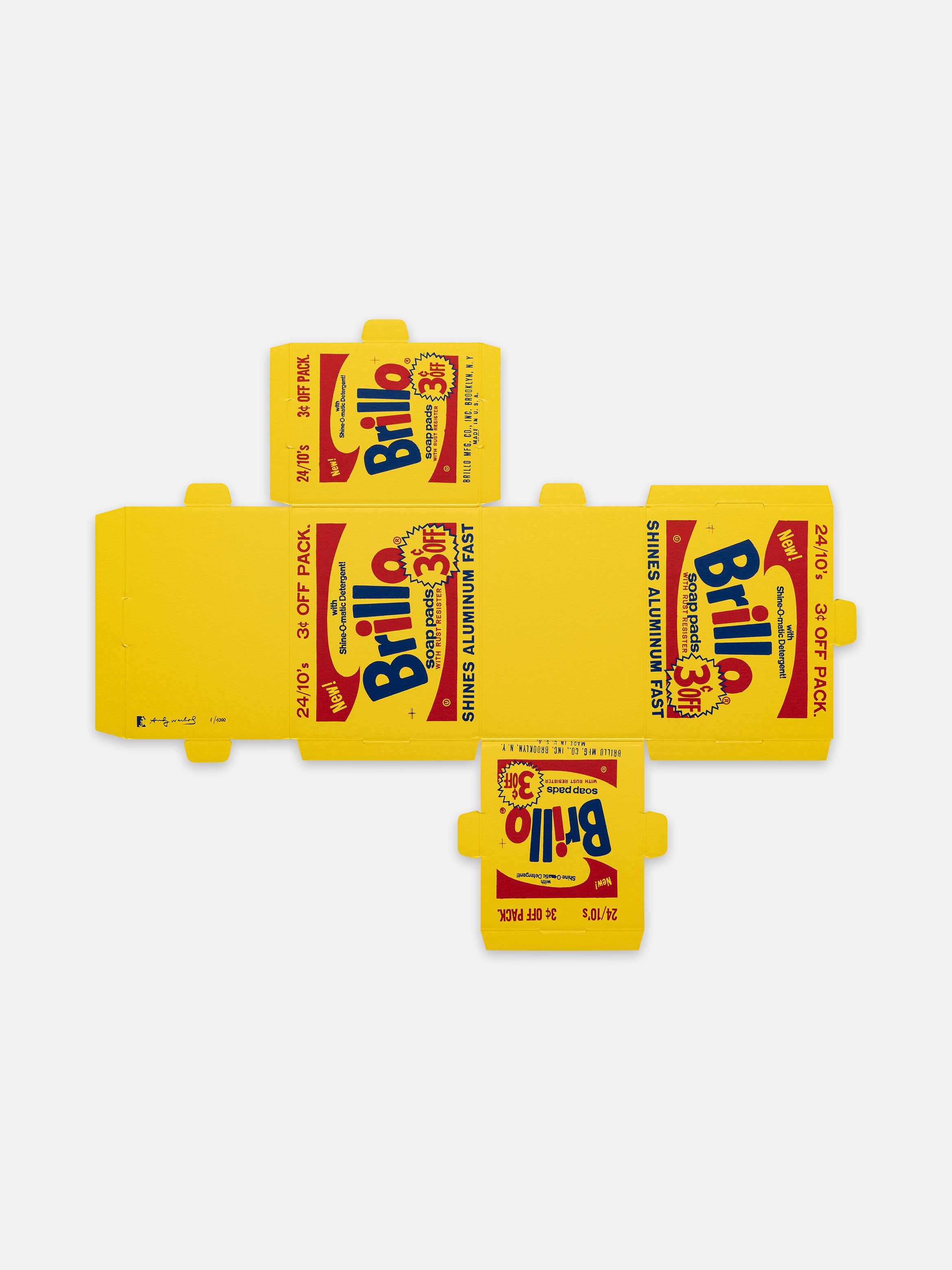 Brillo Box Collectable (Yellow Landscape), Staging Artist