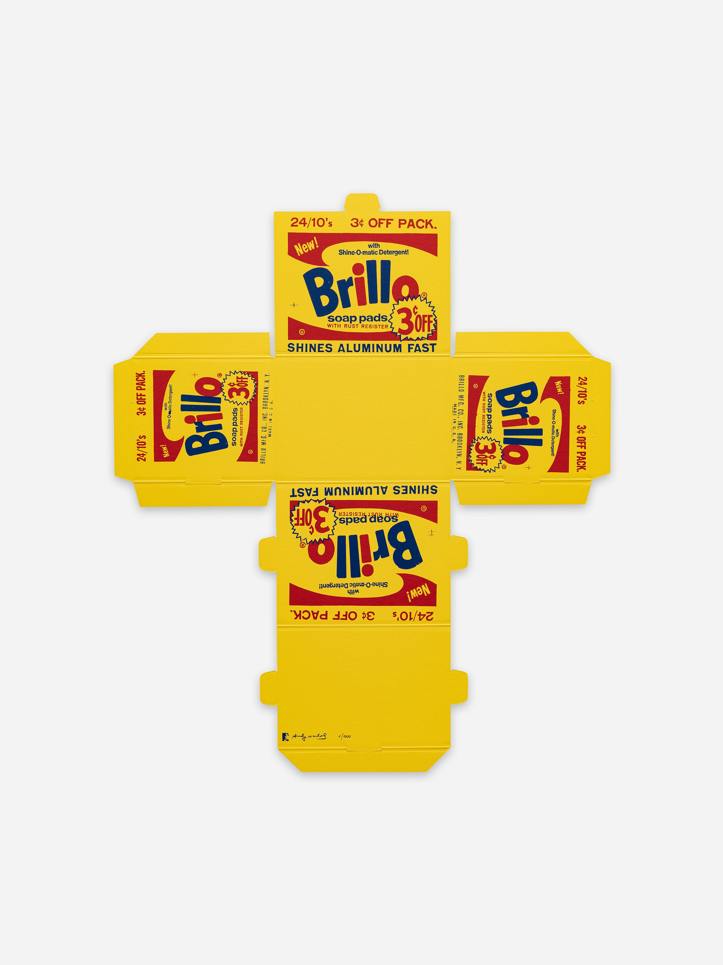 Brillo Box Collectable (Yellow Portrait), Staging Artist Brillo Box Collectable (Yellow Portrait), Staging Artist