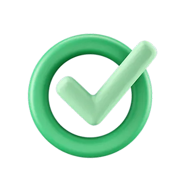 Green tick 350