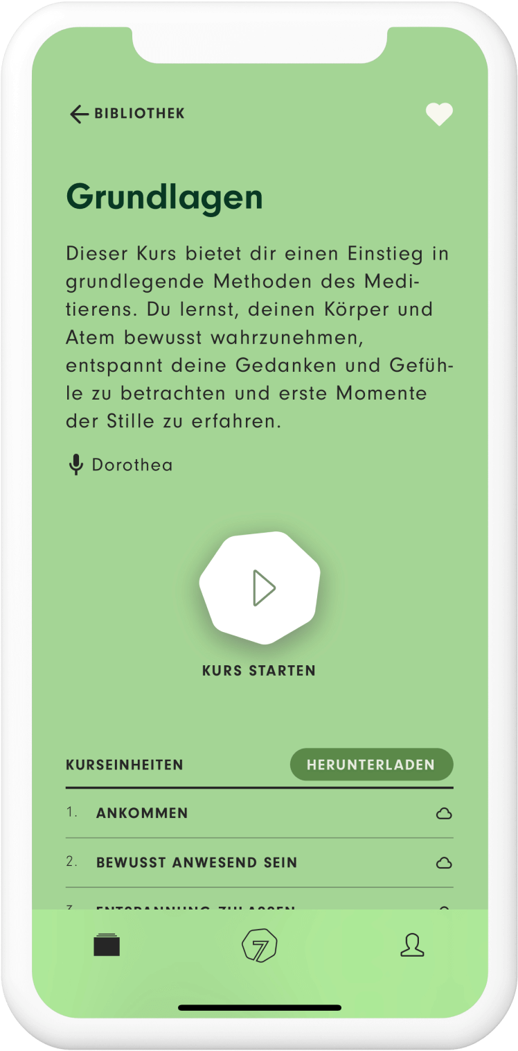 So sieht die 7Mind-App aus
