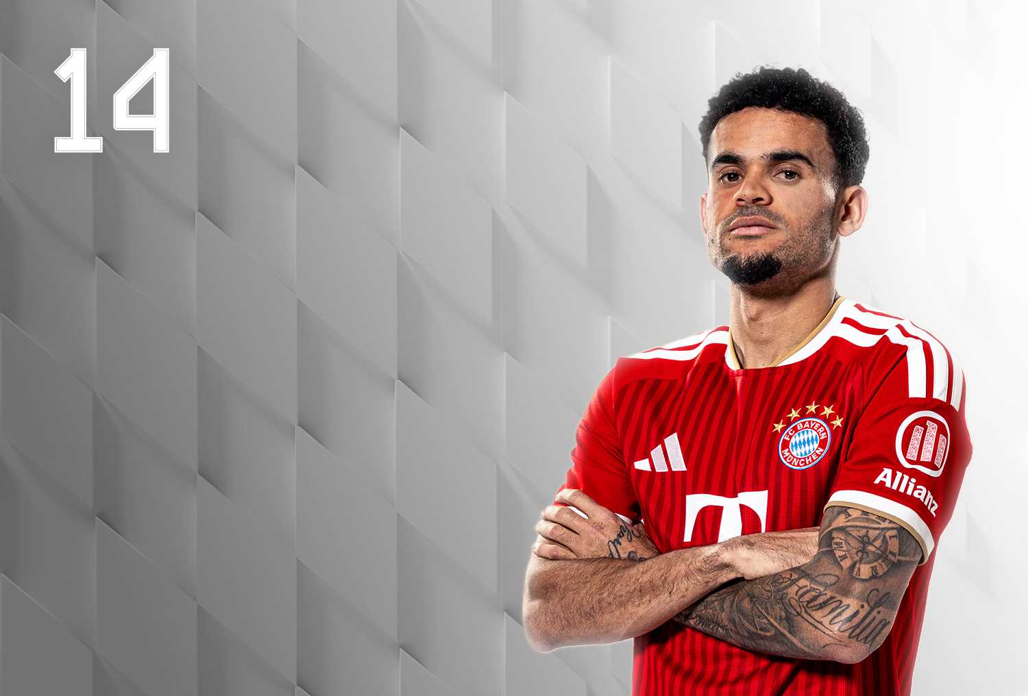 Luis Díaz Jersey | Number 14 in the FC Bayern Store