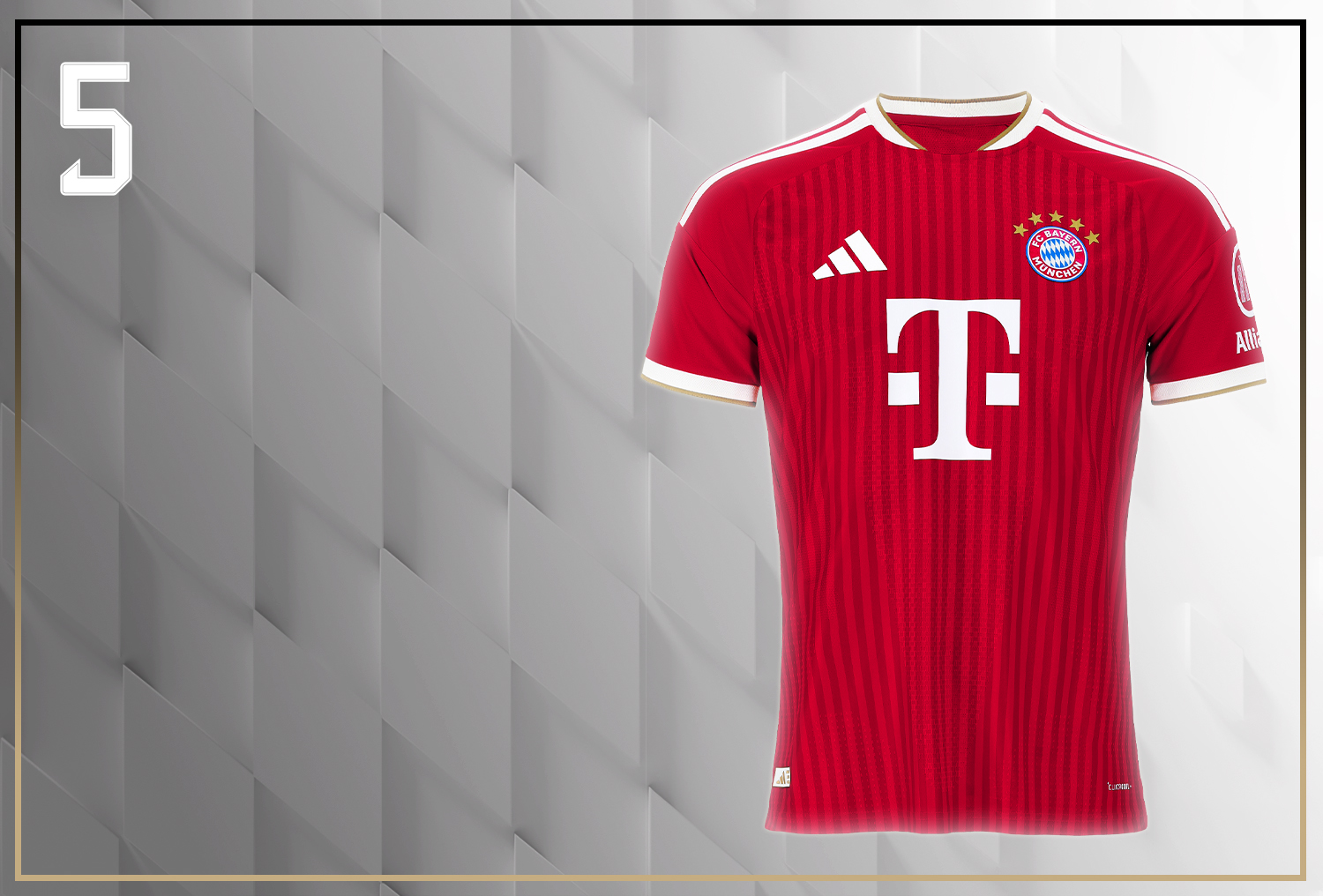 Beckenbauer Jersey & more | #5 of the Kaiser in the FC Bayern