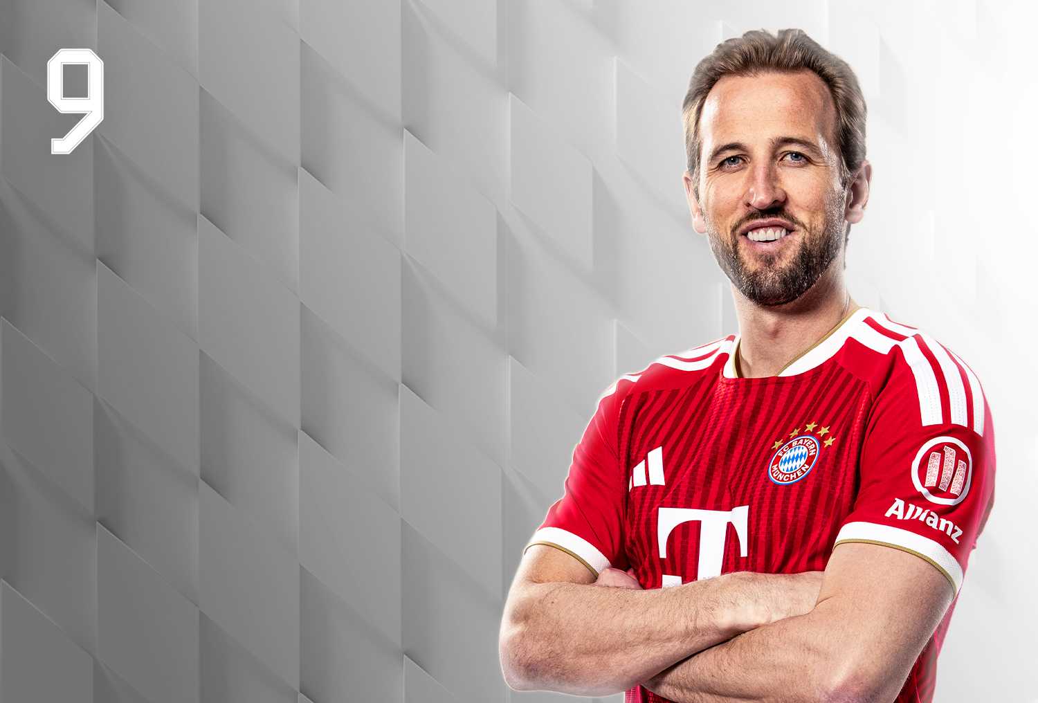 Harry Kane Jersey | Number 9 in the FC Bayern Munich Store