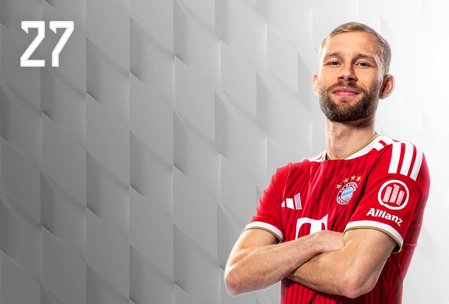 FC Bayern München  シャツ L Konrad Laimer Jersey | Number 24 in the FC Bayern Store