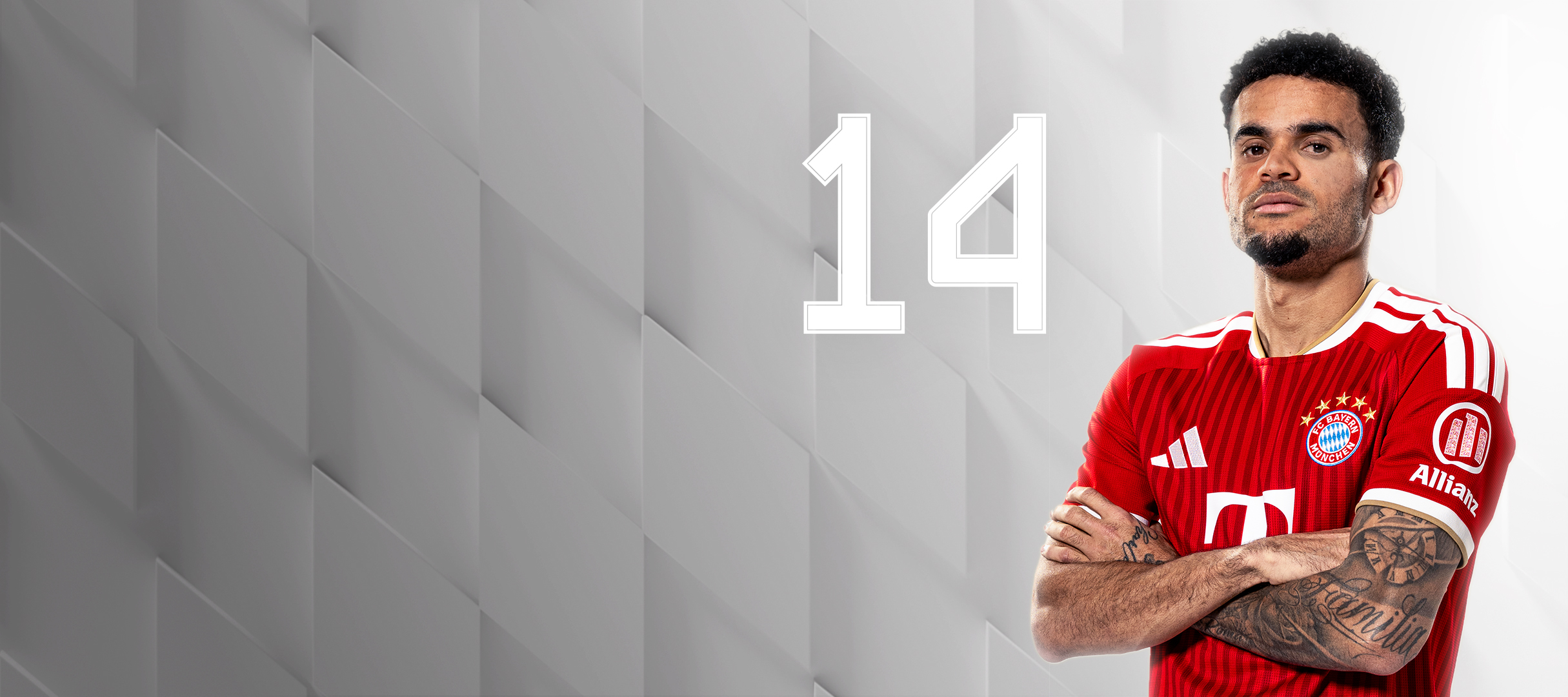 Luis Díaz Jersey | Number 14 in the FC Bayern Store