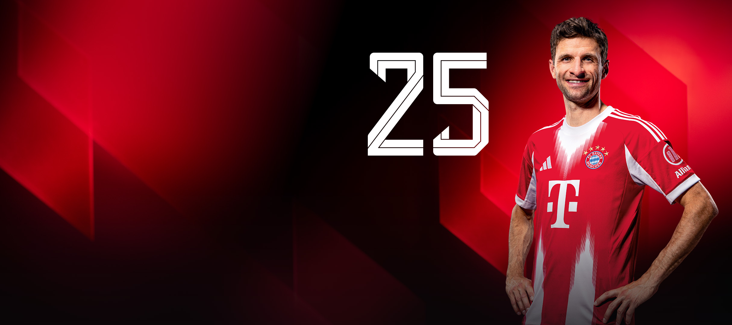 2024-25 Bayern Munich Home Shirt Muller #25