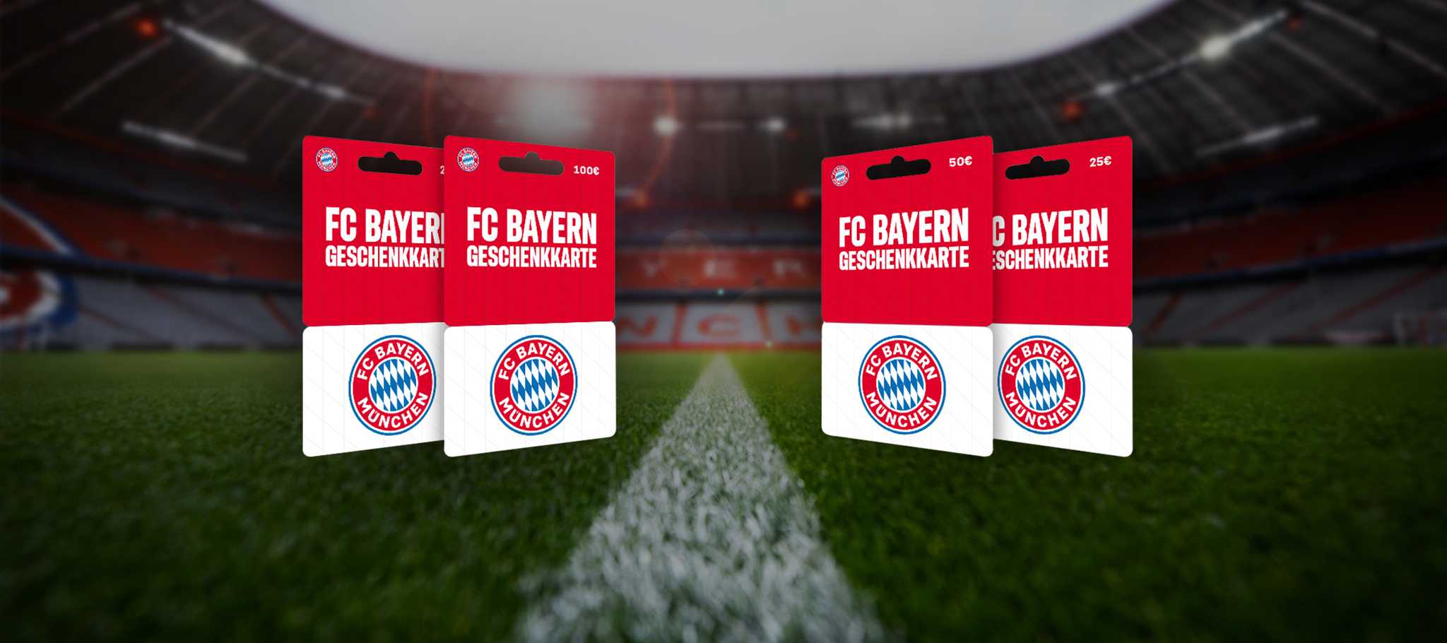 FC Bayern Gutschein: Geschenkkarte
