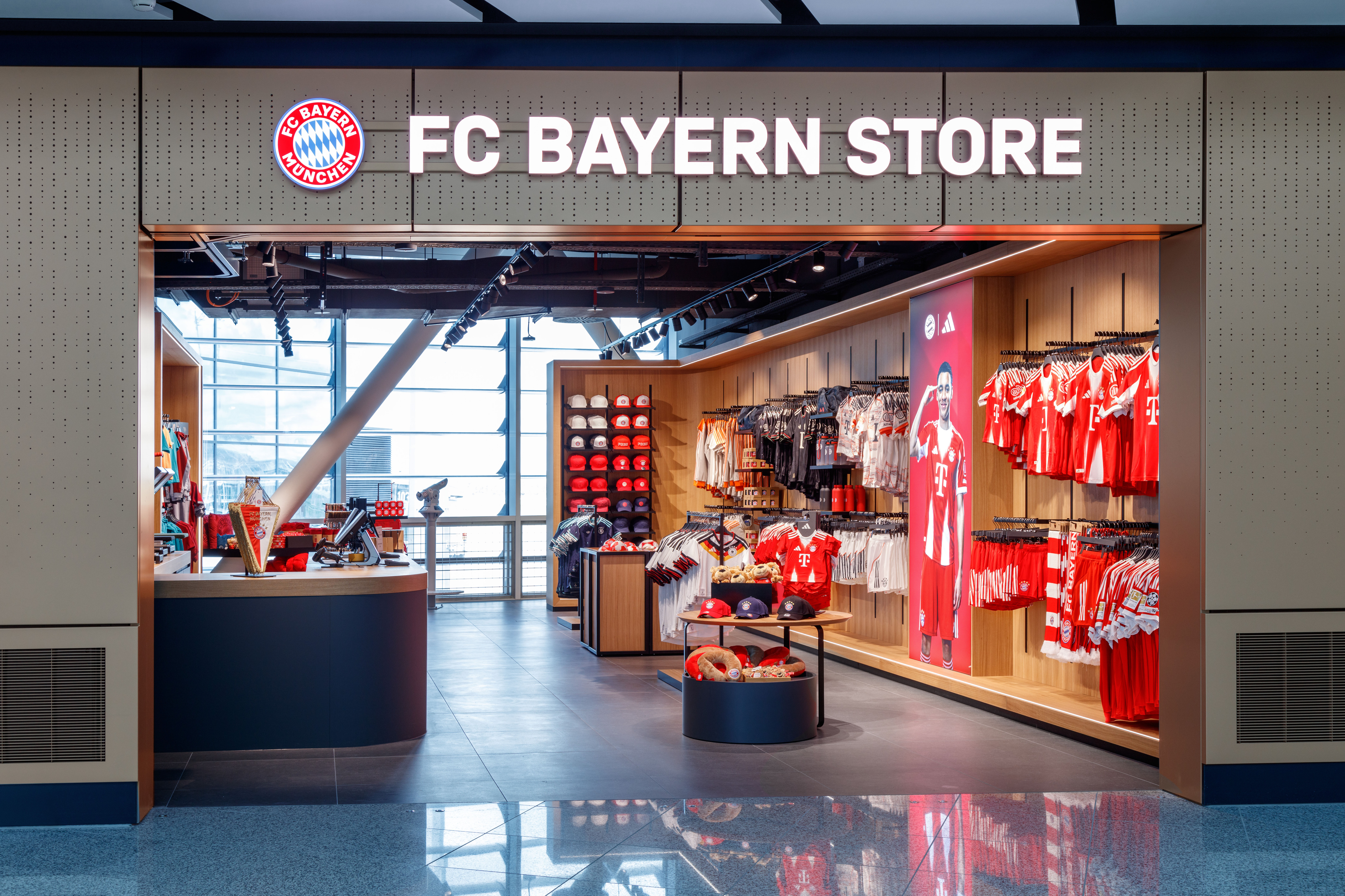 FCB Fan-Shops: Alle Stores des FC Bayern München