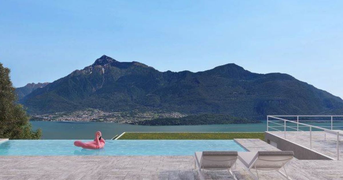 Diese exklusive Neubau-Terrassenwohnung befindet sich in ruhiger Lage in Domaso am nördlichen Ufer des Comer Sees.