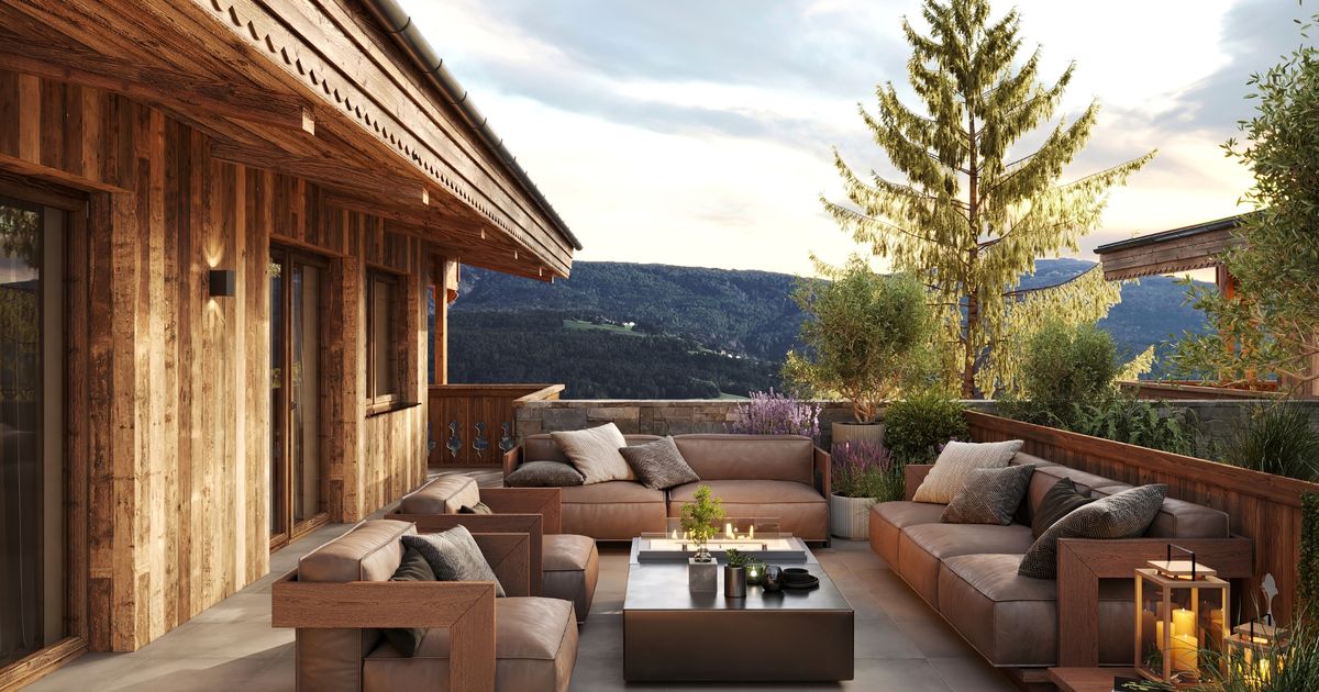 Curated visual reference: Visual Reference: Myne New Chalet Style Penthouse With Panoramic Views Of The