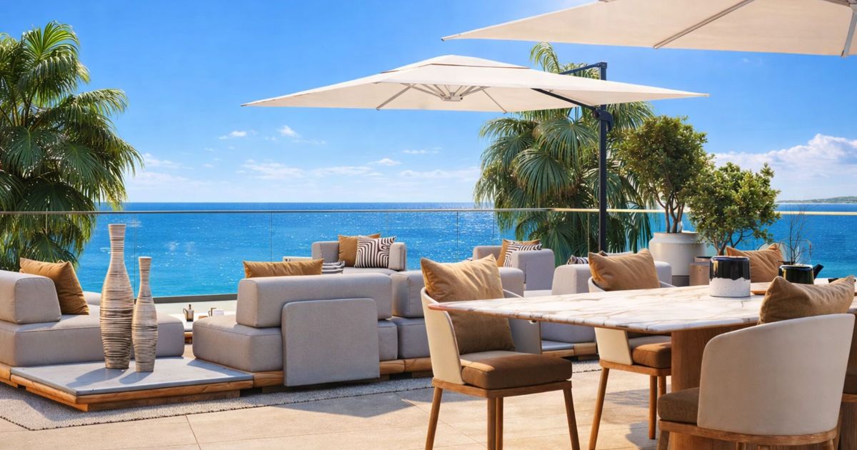 New-Build Waterfront Terrace Apartment - Image 1