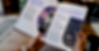 Person looking through the Indigo Slate E-Book