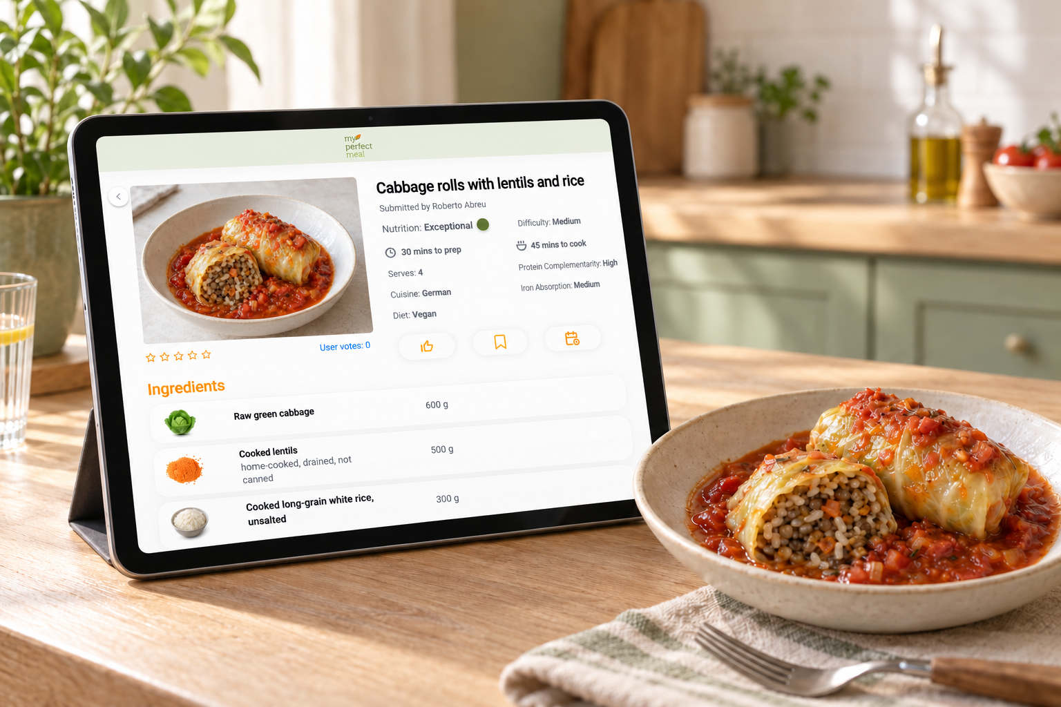 Entdecken Sie, wie jedes Rezept zu Ihrem Nährstoffbedarf passt