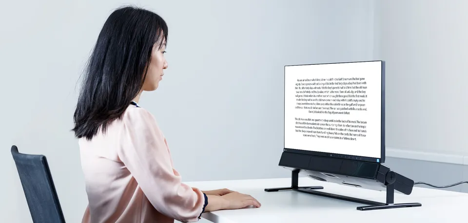 Tobii Pro Spectrum used for reading research