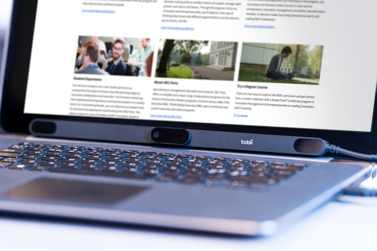 Get started with eye tracking & attention computing - Tobii