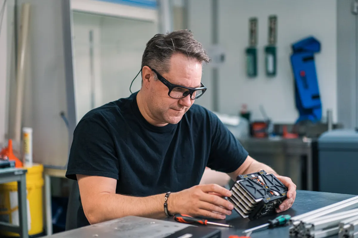 Tobii Pro Glasses 3 used for visual inspection and quality assurance